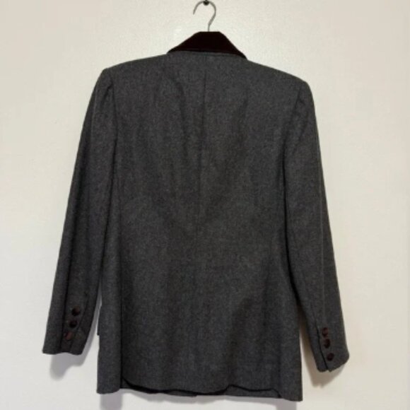 Vintage Carolyne Roehm Wool Blazer Size 6 - Picture 2 of 5